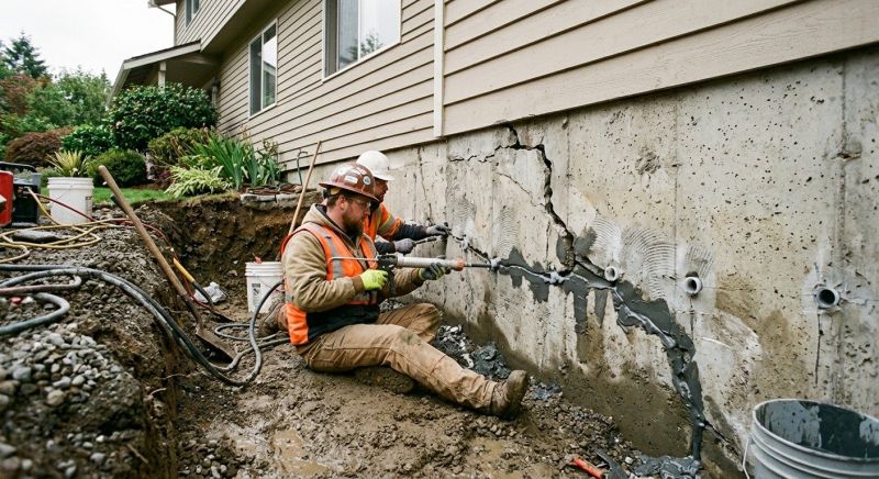 Basement Foundation Repair in Medford, MA