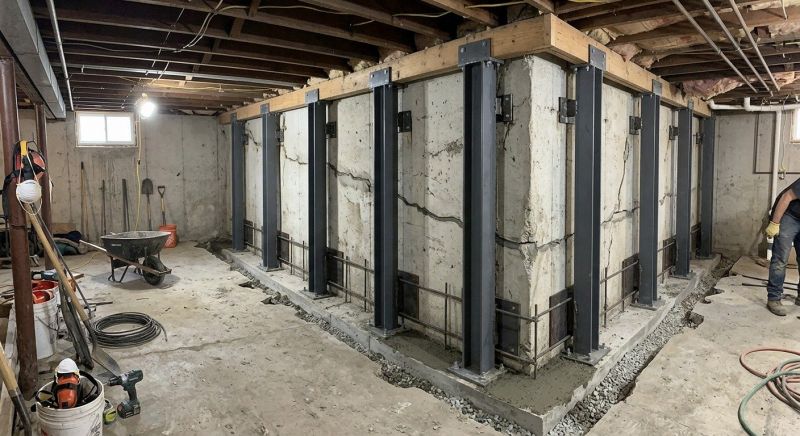 Basement Underpinning in Scituate, MA