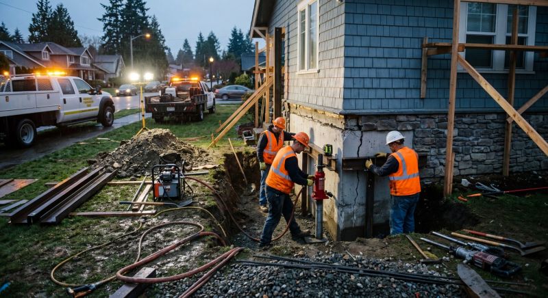 Building Foundation Repair in Pembroke, MA