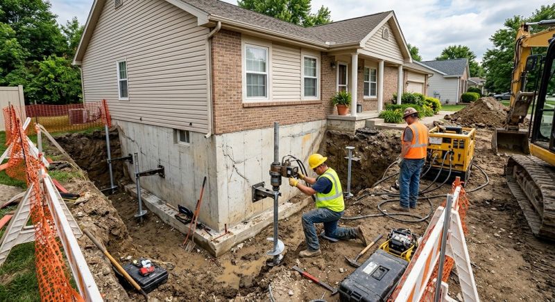 Building Foundation Repair in Revere, MA