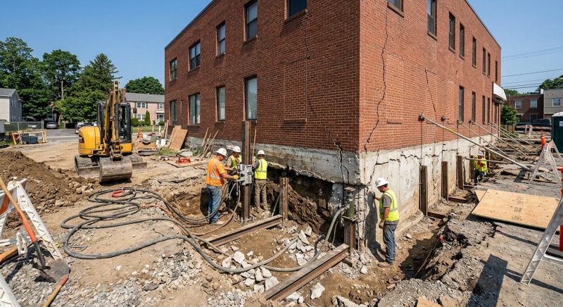 Commercial Foundation Repair in Scituate, MA