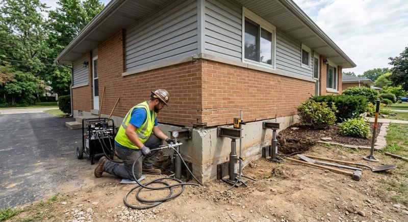Concrete Foundation Leveling in Hyde Park, MA