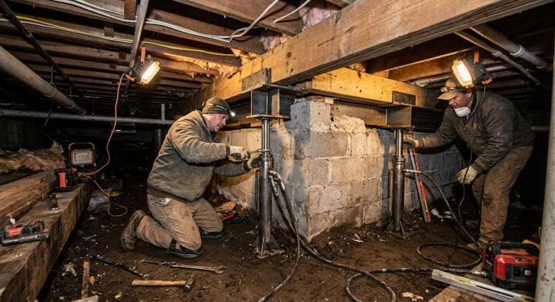 Concrete Foundation Repair in Brighton, MA