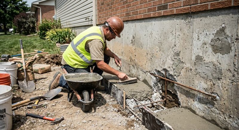 Concrete Foundation Repair in Brighton, MA