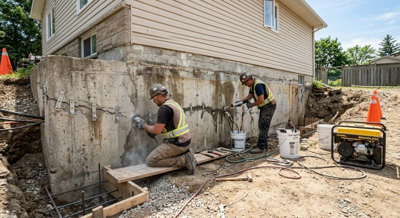 Concrete Foundation Repair in Marshfield, MA