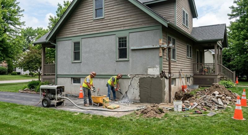 Concrete Foundation Repair in Middleboro, MA