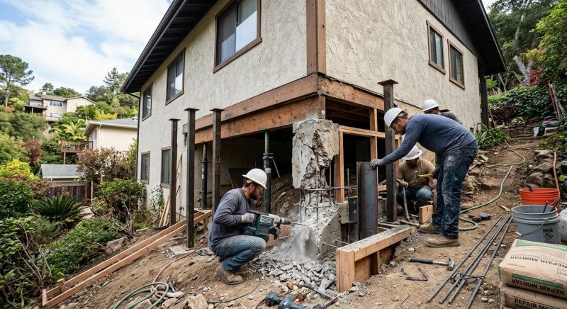 Concrete Foundation Repair in Norfolk County, MA