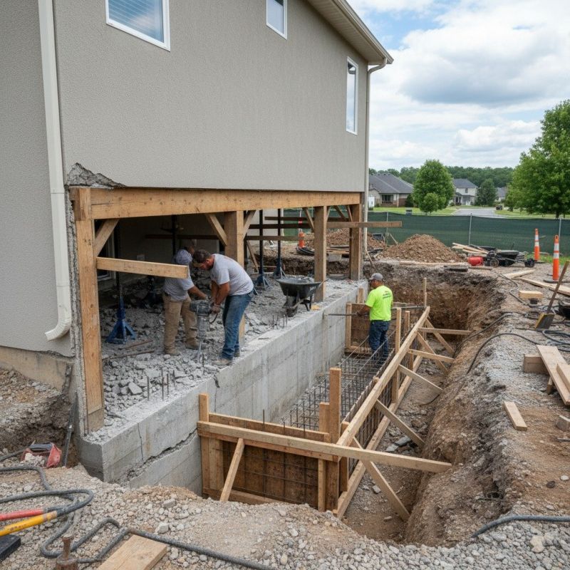 Concrete Foundation Repair in Raynham, MA