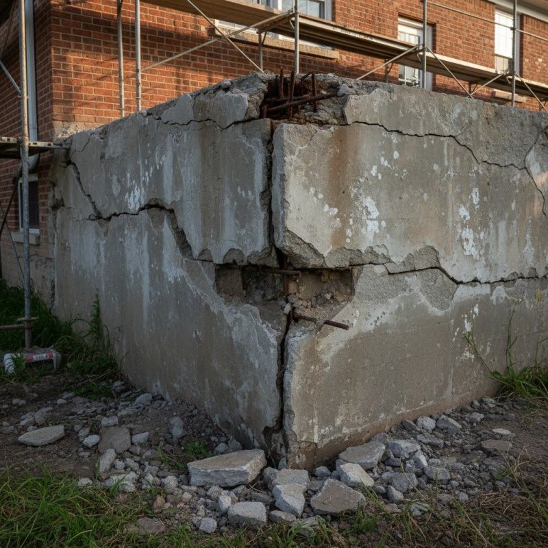 Cracked Foundation Repair in Melrose, MA