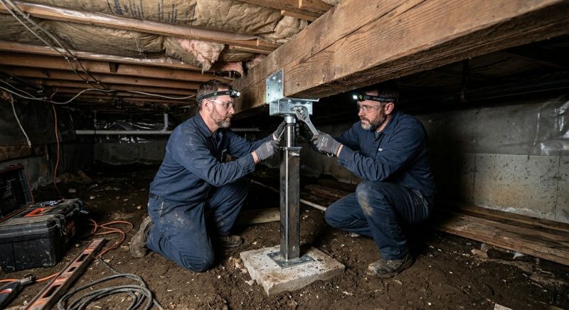 Crawlspace Foundation Repair in Hanover, MA
