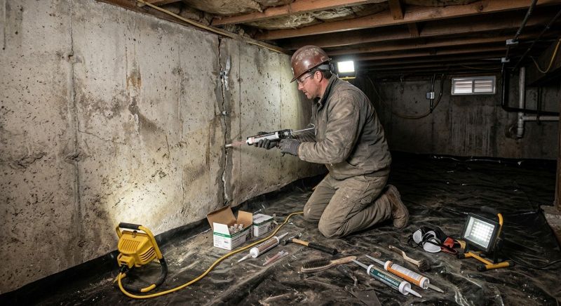 Crawlspace Foundation Repair in Marshfield, MA