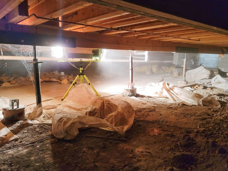 Crawlspace Foundation Repair in Newton Center, MA