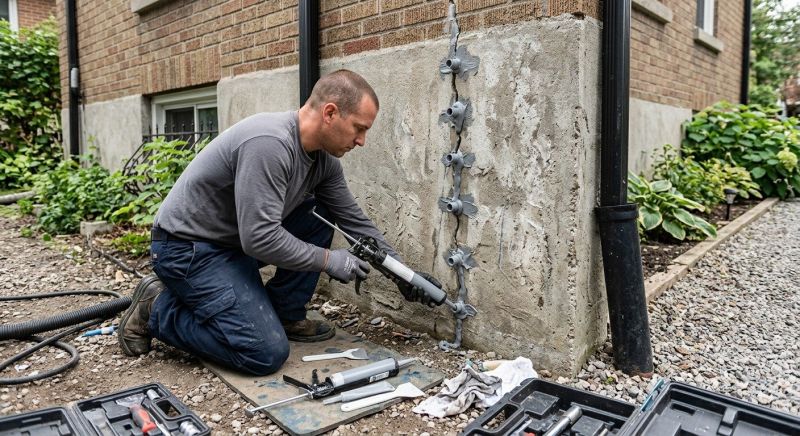 Foundation Crack Repair in Duxbury, MA