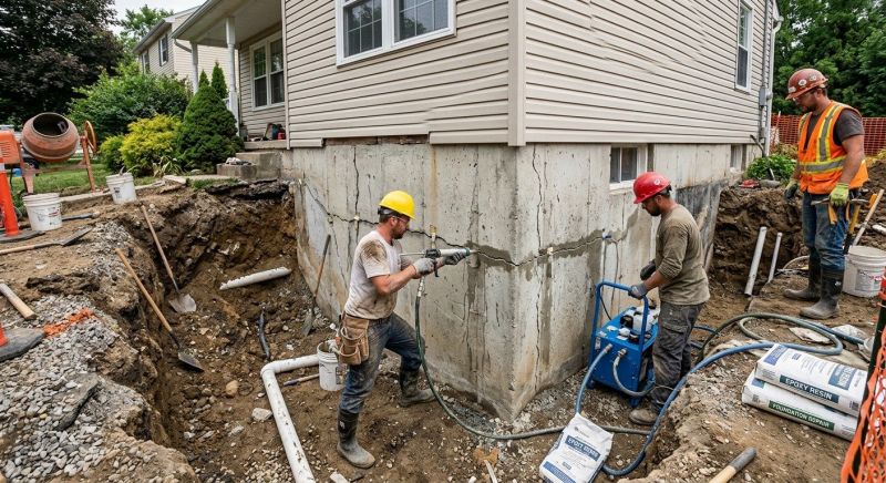 Foundation Damage Repair in Hanson, MA