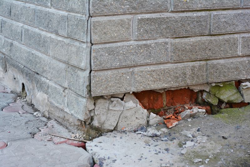 Foundation Damage Repair in Milton, MA