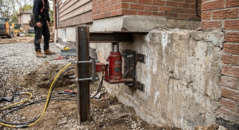 Foundation Jacking in Avon, MA