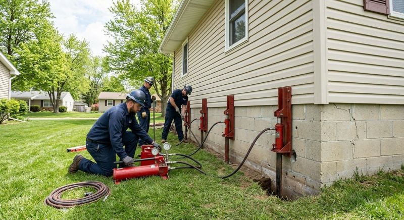 Foundation Jacking in Canton, MA