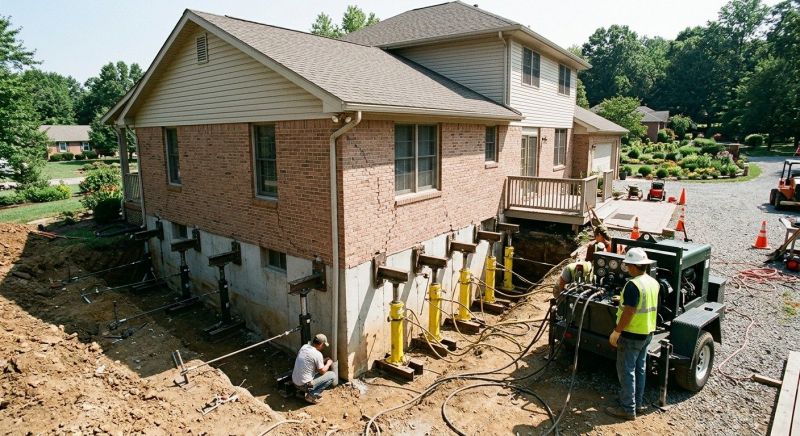 Foundation Jacking in Middlesex County, MA