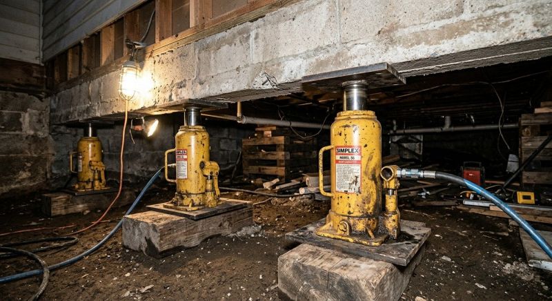 Foundation Jacking in Newton, MA