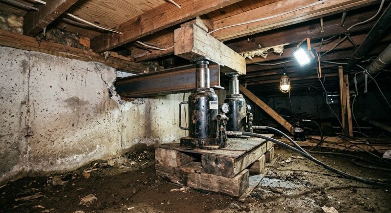 Foundation Jacking in South Easton, MA