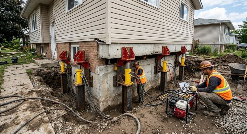 Foundation Lifting in Chelsea, MA