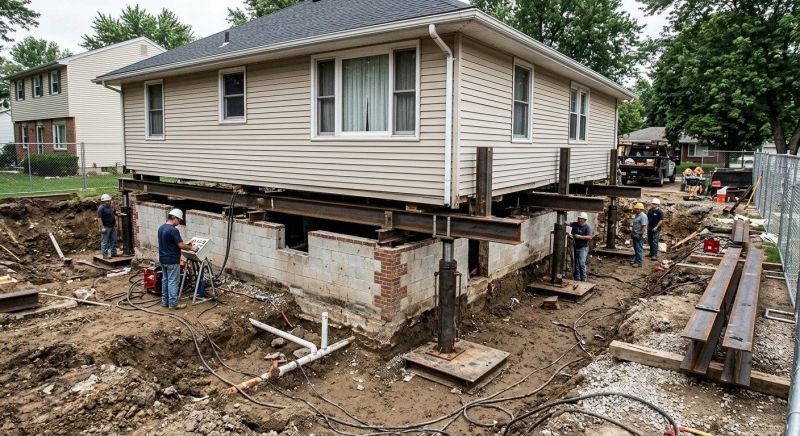 Foundation Lifting in Duxbury, MA