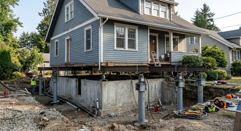 Foundation Raising in East Weymouth, MA