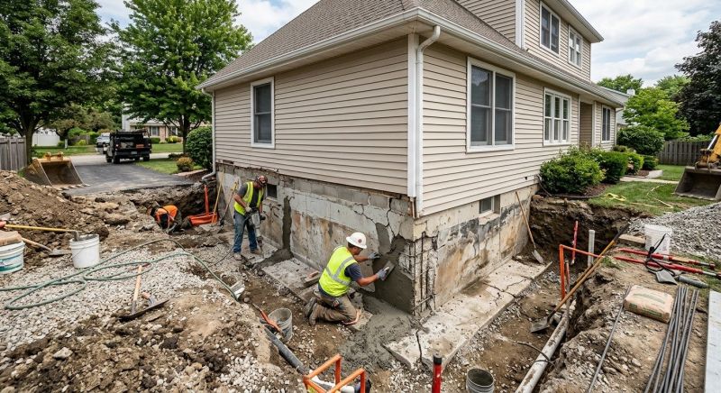 Foundation Restoration in Scituate, MA