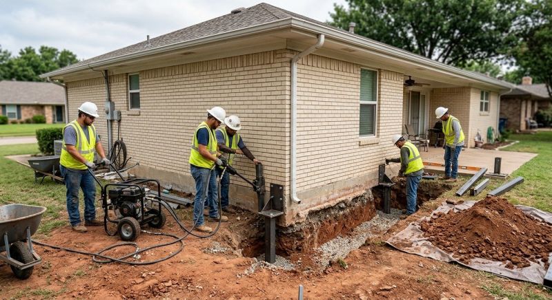 Foundation Stabilizing in Brookline, MA