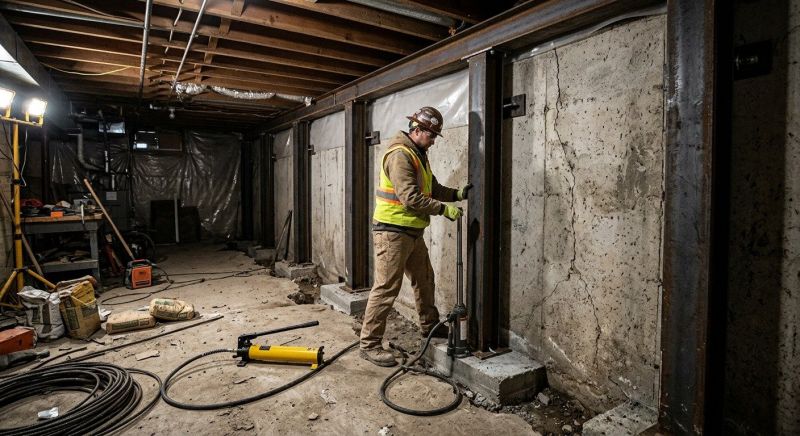 Foundation Stabilizing in Brookline, MA
