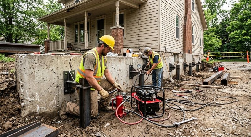 Foundation Stabilizing in East Bridgewater, MA
