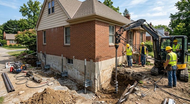 Foundation Stabilizing in Everett, MA
