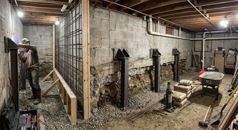 Foundation Stabilizing in Plymouth County, MA