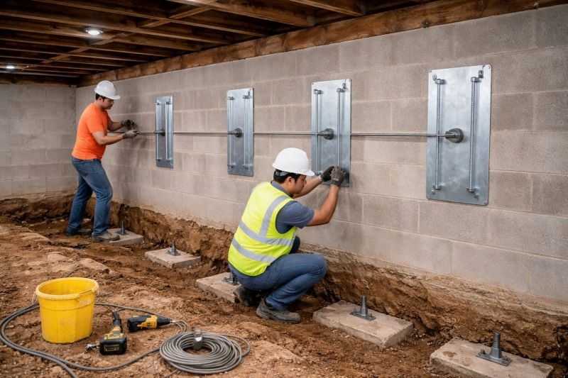 Foundation Stabilizing in Plymouth, MA