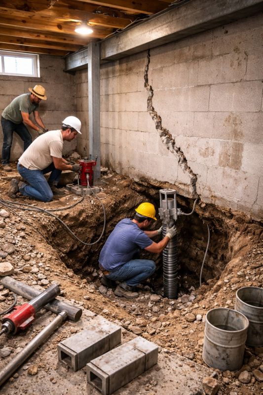 Foundation Structural Repair in Everett, MA