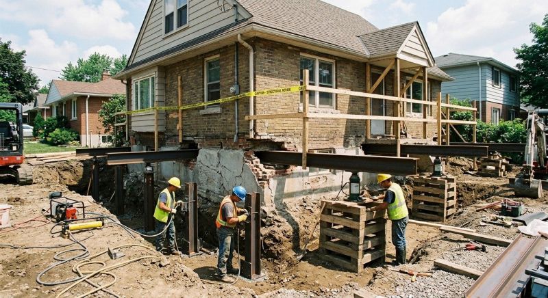 Foundation Structural Repair in Milton, MA