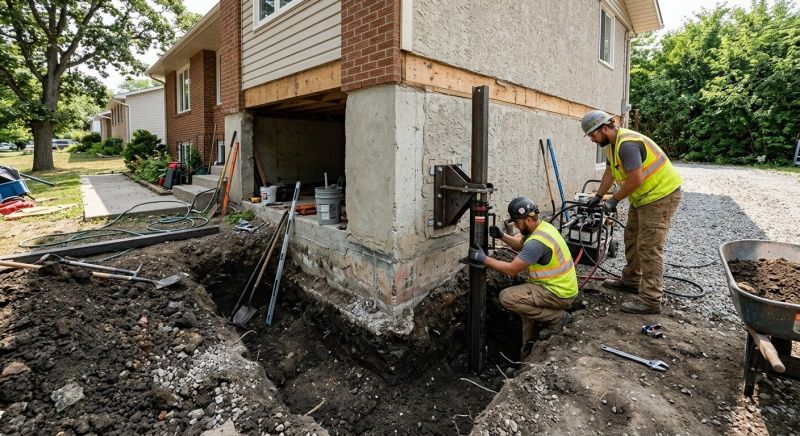 Foundation Structural Repair in Raynham, MA