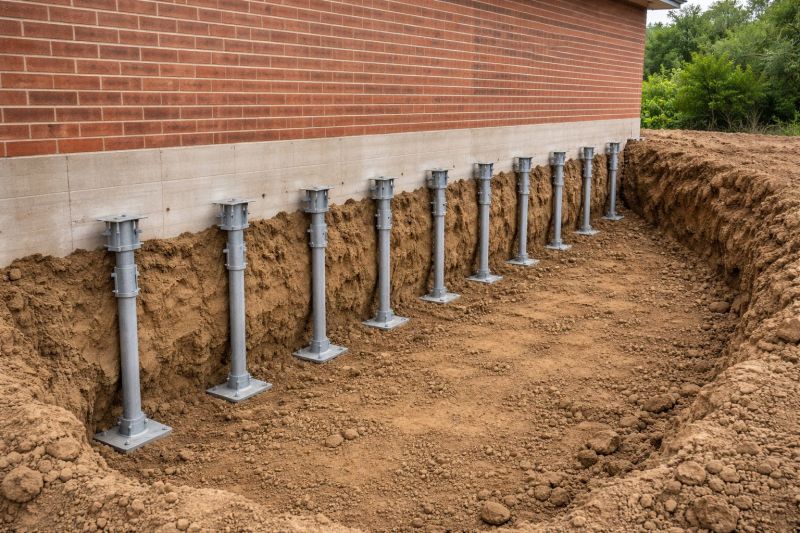 Helical Piers Installation in Scituate, MA