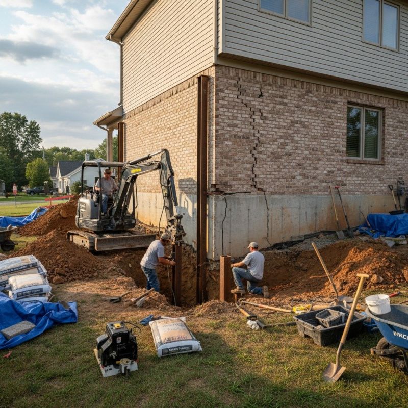 Home Foundation Repair in Halifax, MA