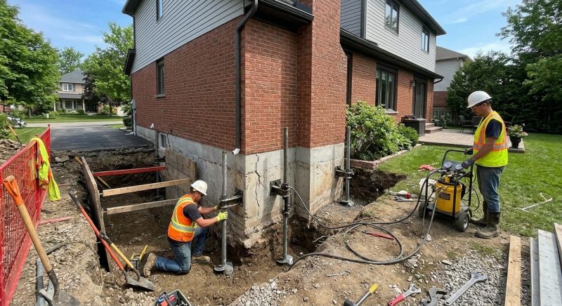 House Underpinning in Scituate, MA