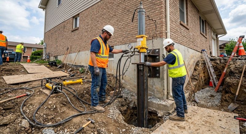 Settling Foundation Service in Halifax, MA