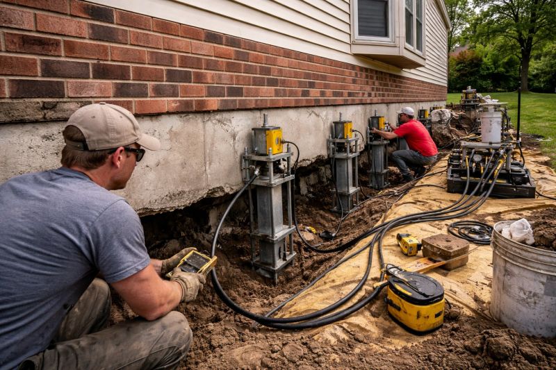 Settling Foundation Service in Revere, MA