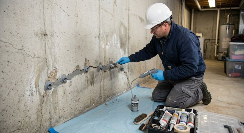 Structural Crack Repair in Scituate, MA