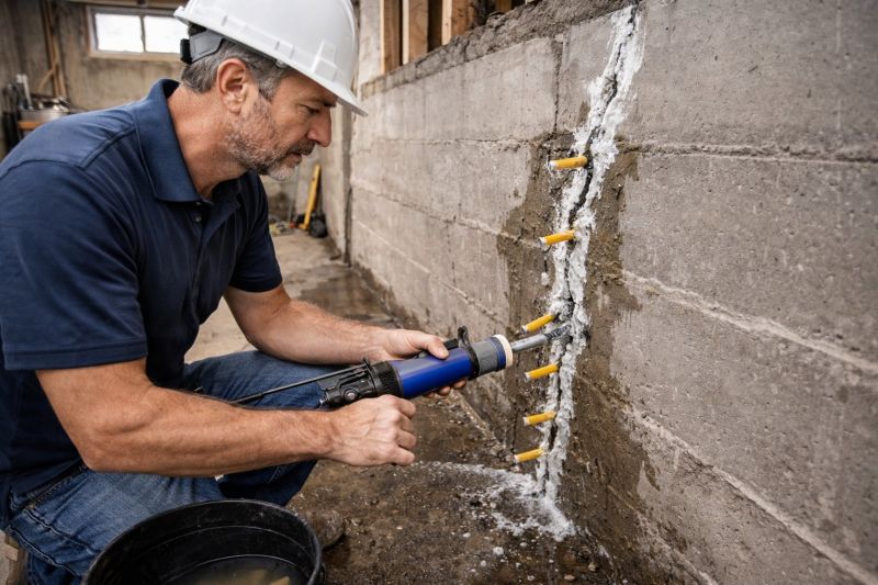 Structural Crack Repair in Scituate, MA