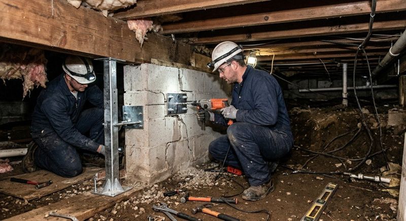 Structural Foundation Repair in Charlestown, MA