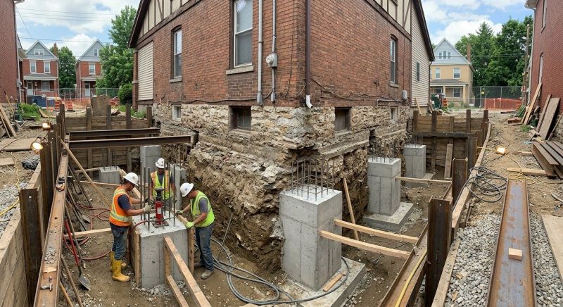 Structural Underpinning in Scituate, MA
