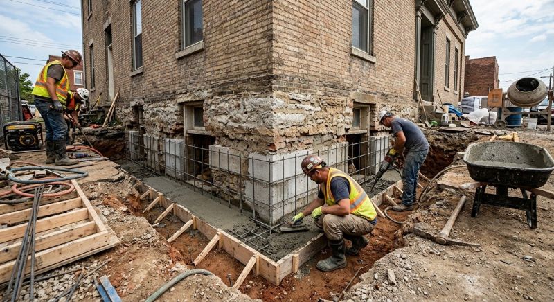 Structural Underpinning in Scituate, MA